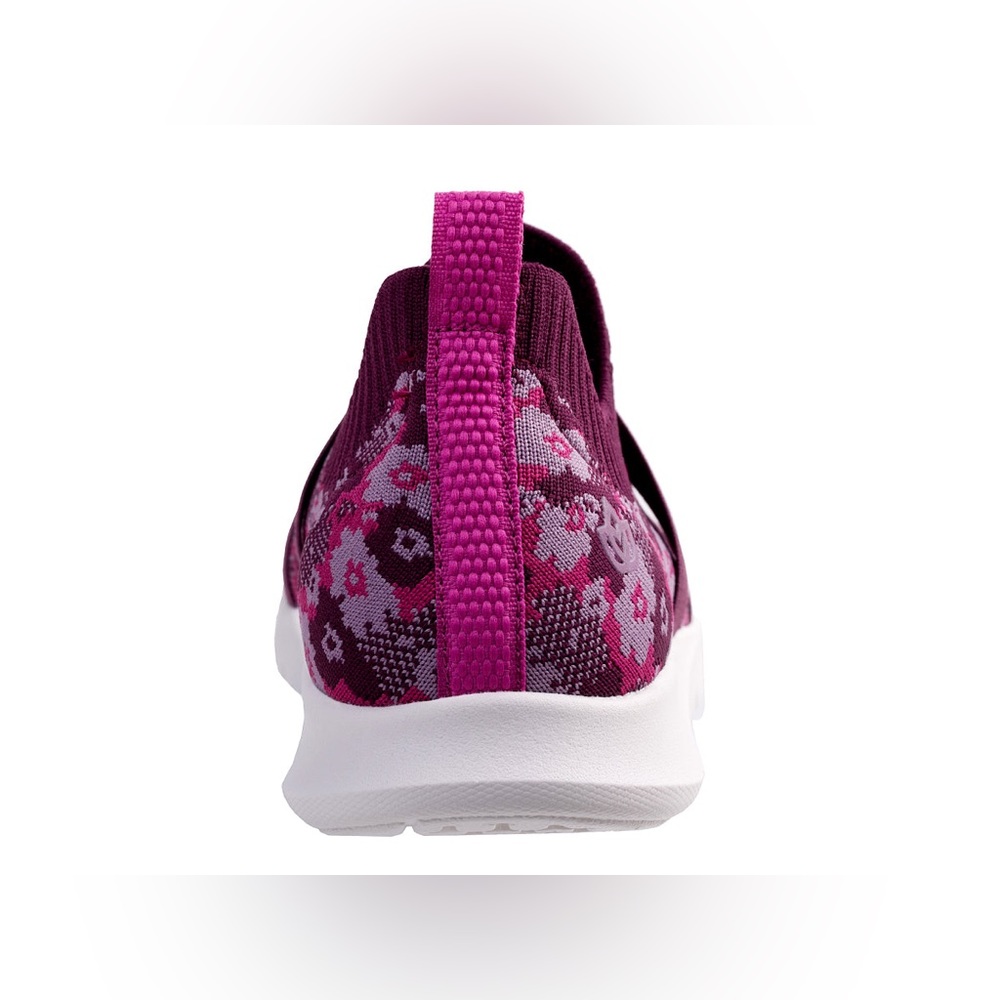 Women's Slip-On Knit Sneakers in Plum Pink - Picture 5 of 15